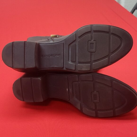 Bandolino leather wide calf tall knee-high boots brown EUC size 10M Bdulla style - Picture 8 of 9